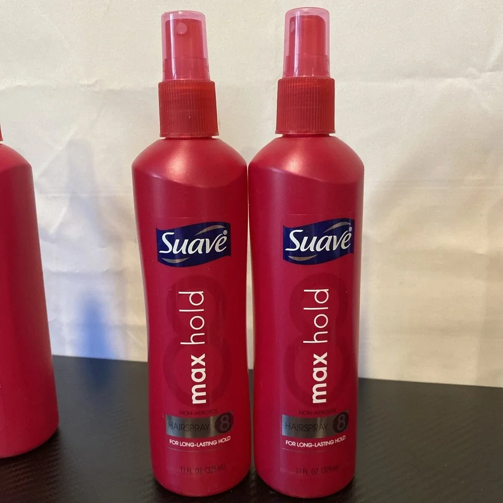 Lot Of 2‎ Suave Max Hold Scented Hair Spray Lasting 11 oz Non-Aerosol Pump Fast!